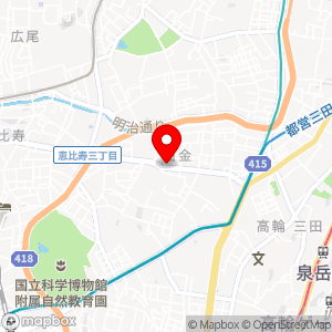 ローソン 白金三光店の地図
