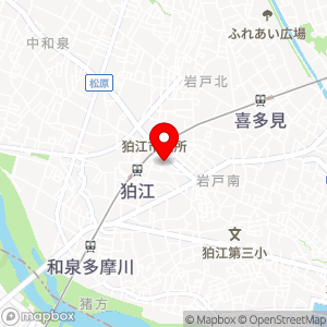 狛江湯の地図