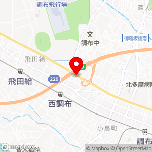 スカイハイネス西調布駐車場の地図