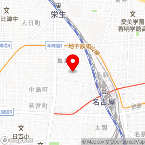 名鉄協商パーキング 則武第7の地図