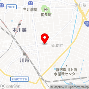 セブン-イレブン 川越仙波町2丁目店の地図