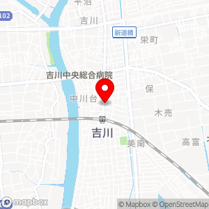 ライフ 吉川駅前店の地図