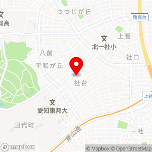 名鉄協商パーキング よもぎ台3丁目の地図