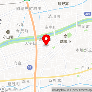 ファミリーマート 天子田四丁目店の地図