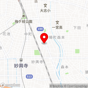 セブン-イレブン 一宮宮地花池店の地図
