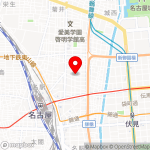名鉄協商パーキング 那古野第5の地図