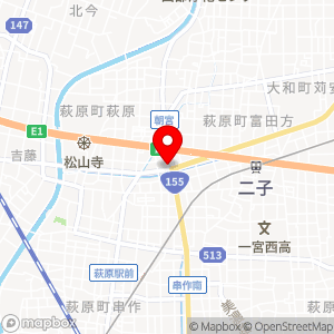 アオキスーパー 萩原店の地図