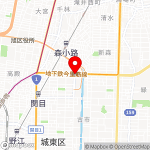フタバコインランドリー 関目6丁目店の地図