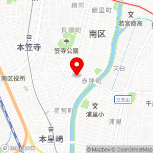 タイムズ砂口町内駐車場の地図