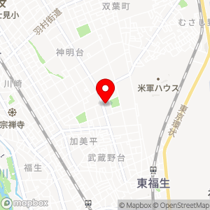 ローソン 福生武蔵野台一丁目店の地図