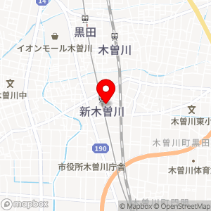 名鉄協商パーキング 新木曽川駅前の地図