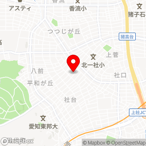 アオキスーパー 名東よもぎ台店の地図