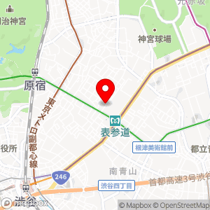 トラストパーク表参道スクエアの地図