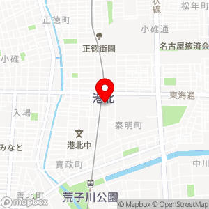 【６棟北】新泰明荘駐車場の地図