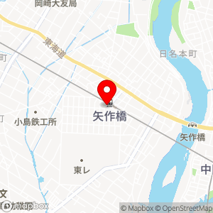 名鉄協商パーキング 矢作橋コインの地図