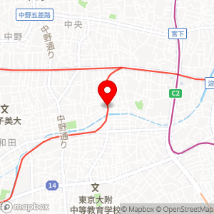 WASHハウス 中野新橋店の地図