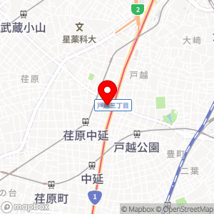 タイムパーキング 東中延の地図