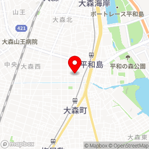 ファミリーマート 大森西二丁目店の地図