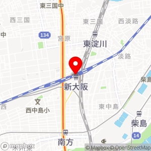 パントリー アルデ新大阪店の地図