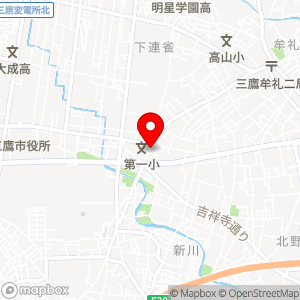 三井のリパーク 三鷹市新川3丁目の地図
