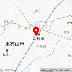ローソンストア100 東村山秋津町店の地図