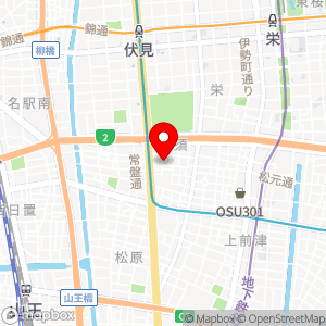 三井のリパーク 大須第10の地図