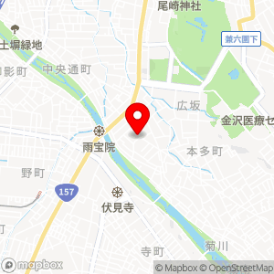 セブンイレブン 金沢池田町の地図