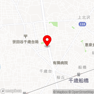 THE SPA 成城の地図
