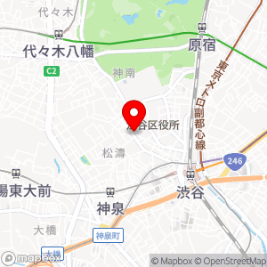 アットパーク 渋谷宇田川町の地図