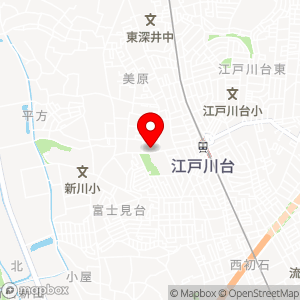ふわふわ ふわっとランドリー流山江戸川台店の地図