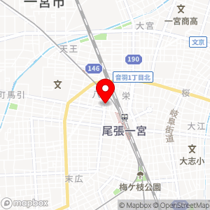 名鉄協商パーキング 一宮八幡1丁目の地図