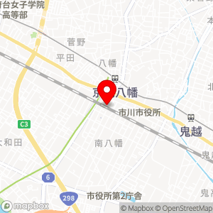 NewDays 本八幡の地図