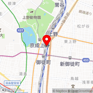 上野ステーションホステル オリエンタル2の地図
