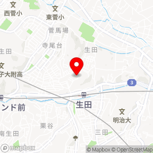ナビパーク 生田第6の地図