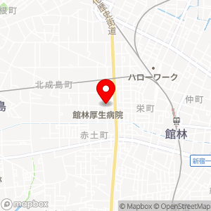 タイムズ 公立館林厚生病院第1の地図