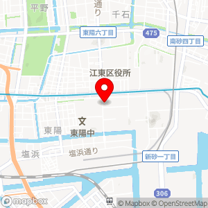 タイムズ 東陽町駅前の地図