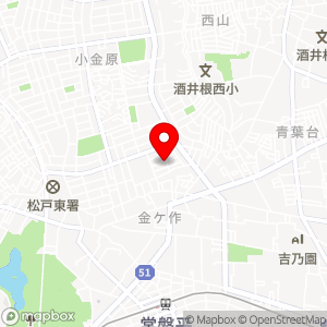 天然温泉薬石浴 嵐の湯 松戸店の地図