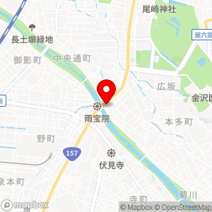名鉄協商パーキング 金沢犀川大橋北の地図