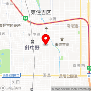 NBパーキング 針中野東の地図