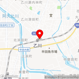 三井のリパーク 乙川駅前の地図