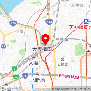 タイムズ 梅田茶屋町（平面）の地図