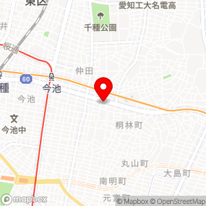 名鉄協商パーキング 池下西の地図