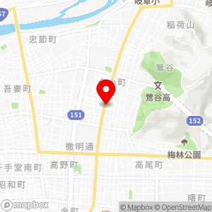 名鉄協商パーキング 岐阜市役所前の地図