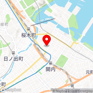 関内トーセイビルII駐車場【全高155cm/車幅185cm以下】の地図