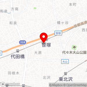 ナビパーク 笹塚第2の地図