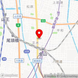 名鉄協商パーキング 金山第7の地図