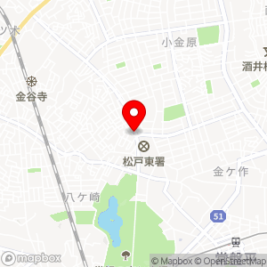 ファミリーマート 小金原八丁目店の地図