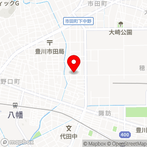 ローソン 豊川市田町河尻店の地図