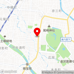 名鉄協商パーキング 金沢尾山神社前の地図