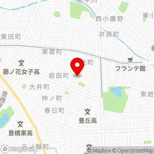 ファミリーマート 豊橋朝丘店の地図